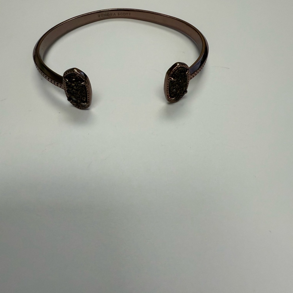 Kendra Scott Gold Cuff Bracelet Sleek Design